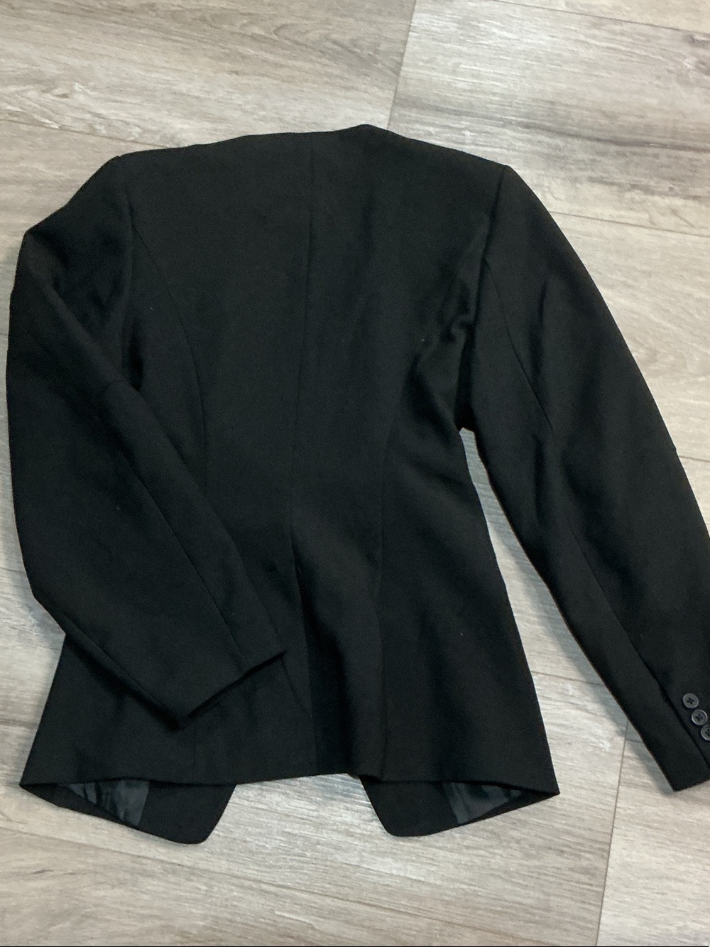 A.C.O.O.P. Women's Black Single-Button Blazer - Picture 4 of 4